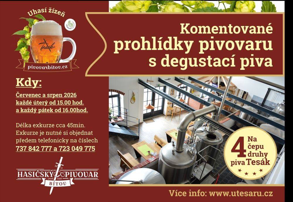 Komentované prohlídky Hasičského pivovaru