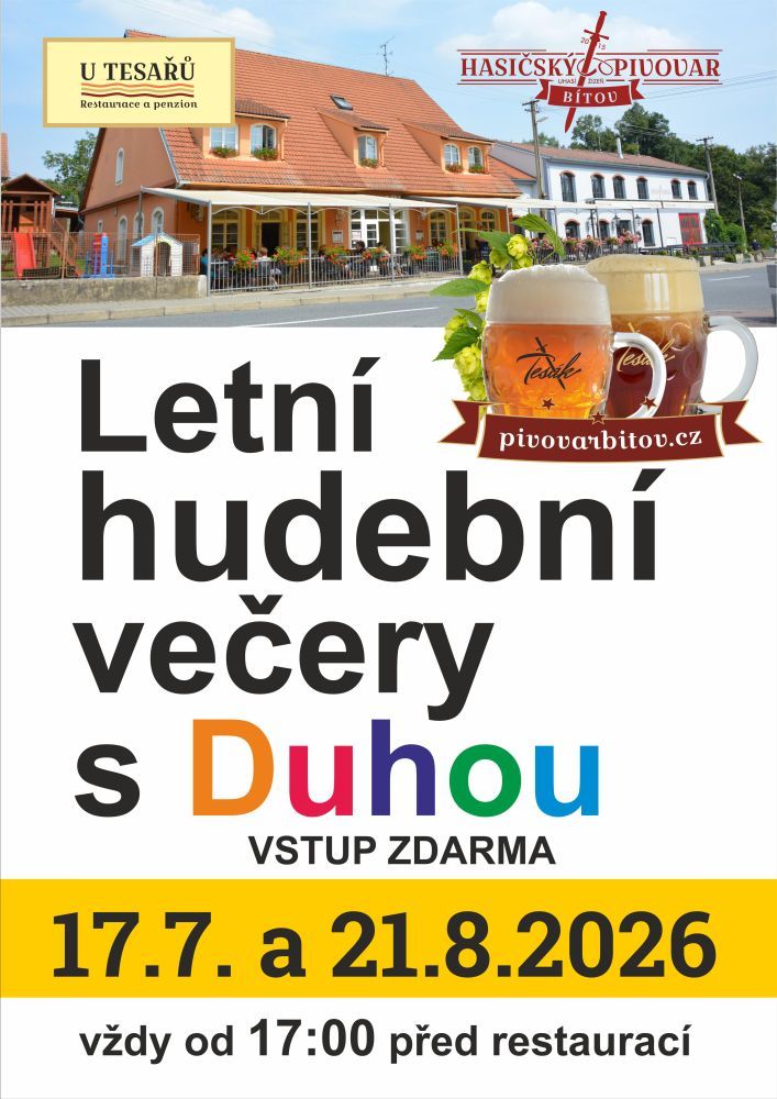Letní hudební večery s DUHOU